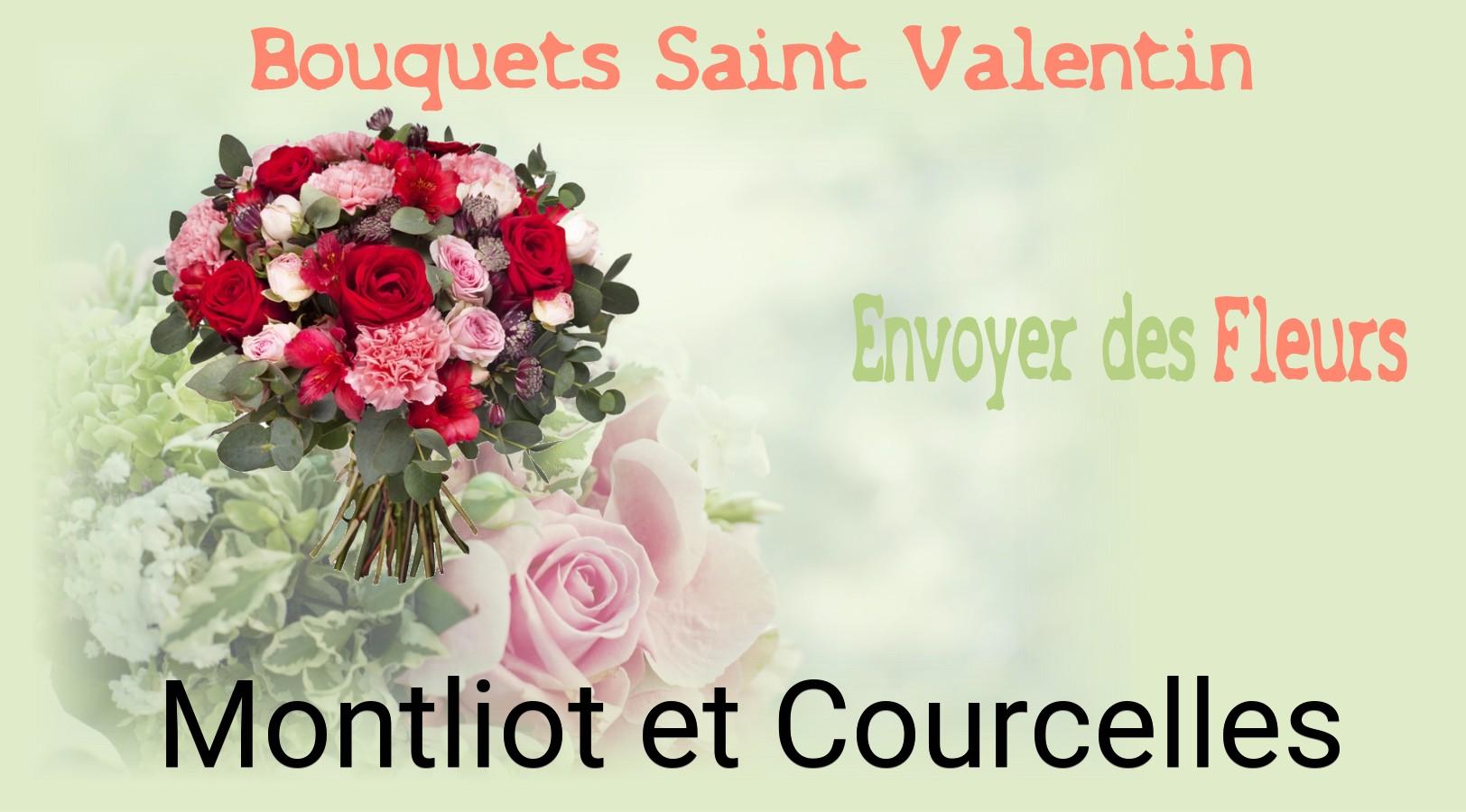 Roses de Saint-Valentin livrées à Montliot-et-Courcelles